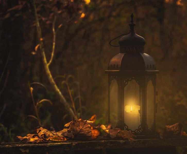 A spooky Autumn scene