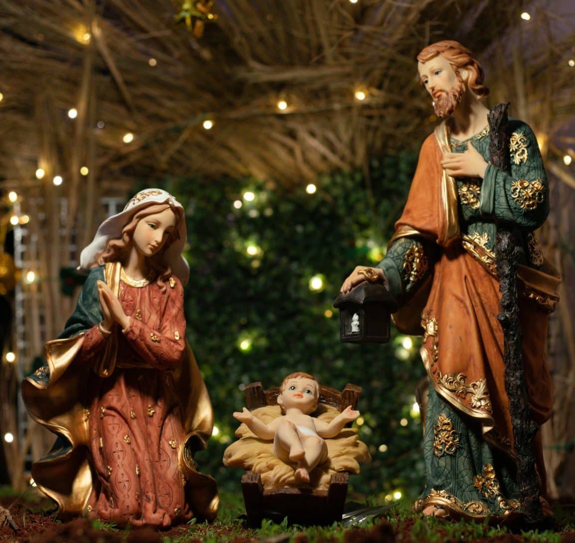 Nativity Scene illustrates poem The Forgotten Reason.